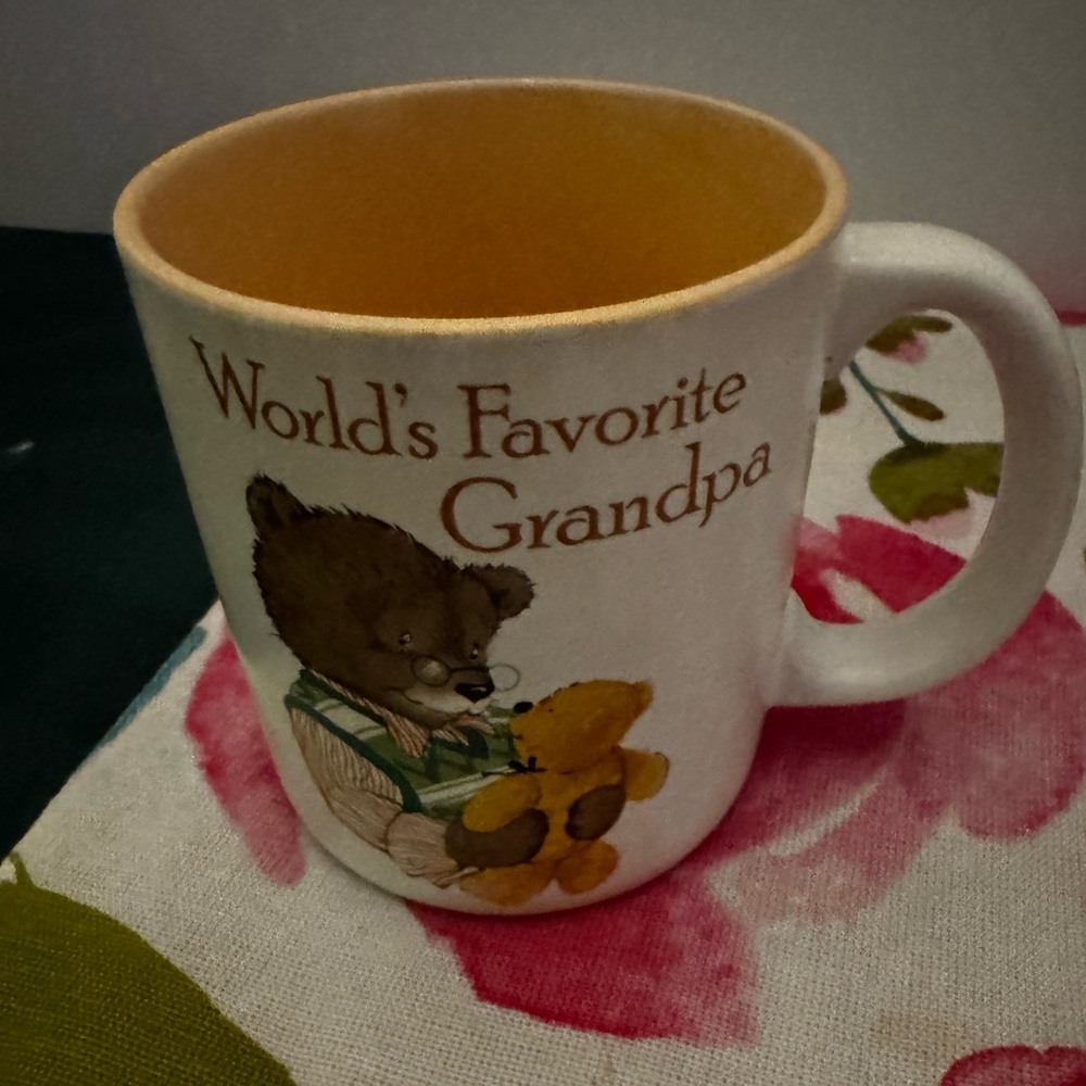 Vintage American Greetings Designers Collection Mug World's Favorite Grandpa